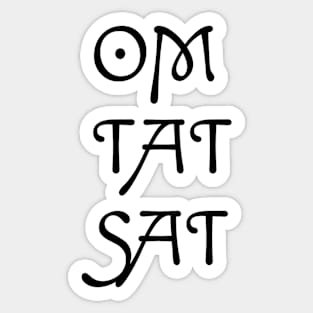 Om Tat Sat Sticker